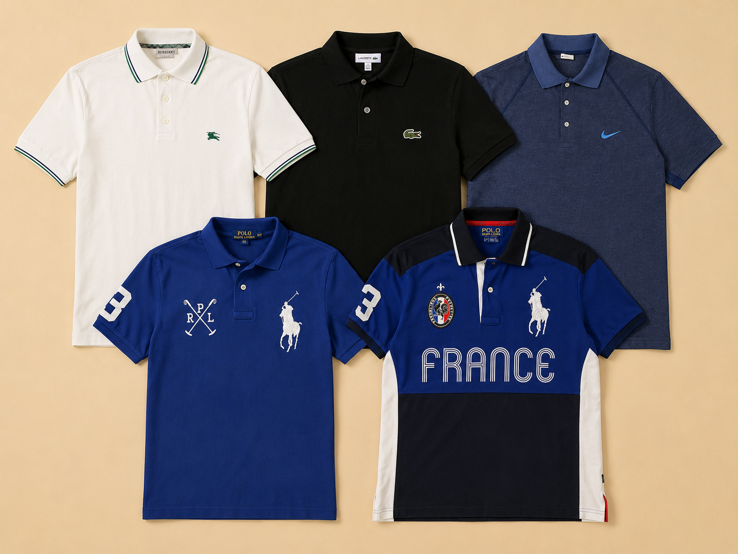 MIX 25 POLOS DE MARCA
