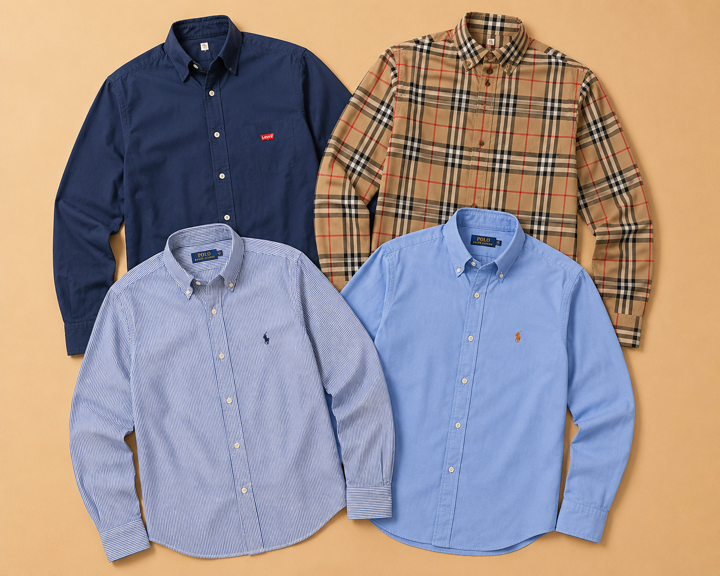 MIX 10 CAMISAS DE MARCA